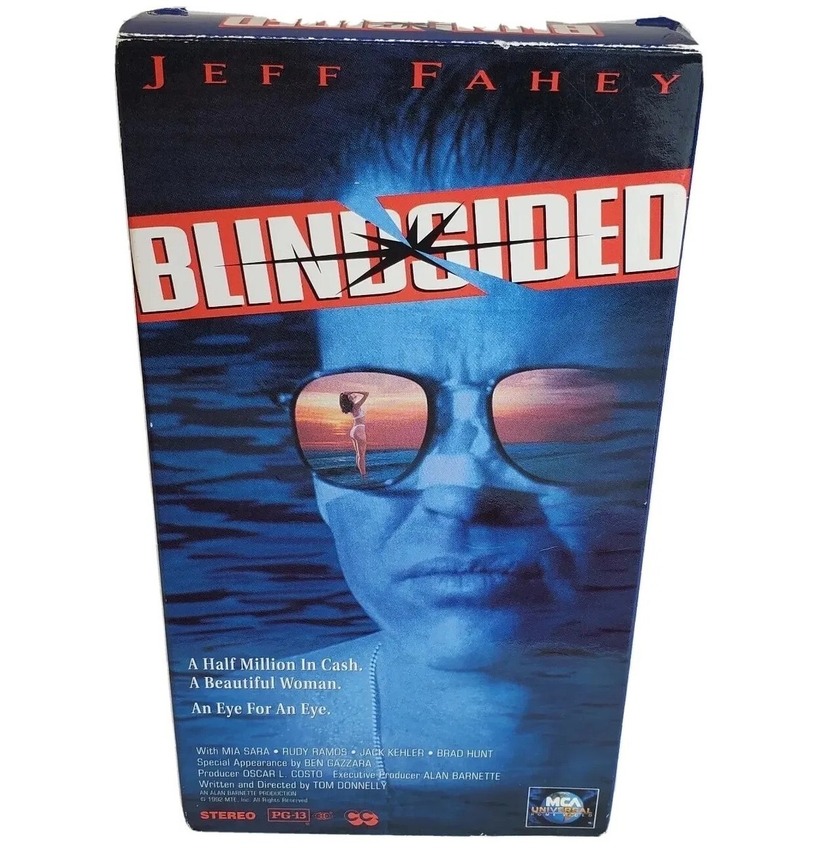 Blindsided (1993) - VHS - Thriller - Jeff Fahey - Crime OOP RARE