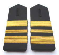 Schulterklappen Marine  Kapitänleutnant Kaleu Dienstgrad Rang Abzeichen ALTE ART