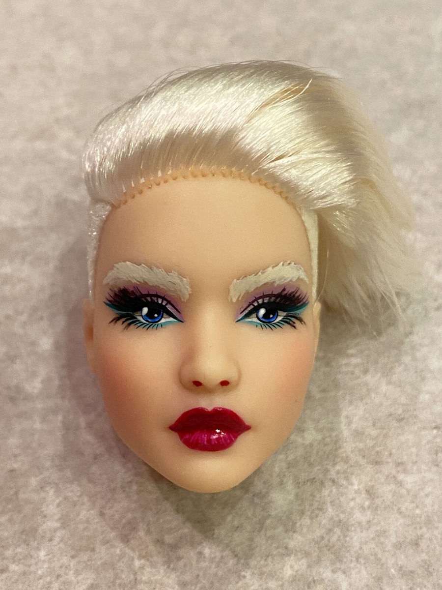 NEW_OOAK Custom Par Repaint_Barbie Doll Signature Looks Model #8  Andra_Head_Snow
