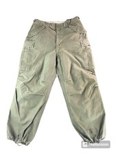 50s US Military Trousers Cotton Sateen OG 107 Type II Cargo Pant Med Reg READ B4