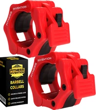 Barbell Collars 2" - Olympic Barbell Clamps -  Weight Clips - Gym Clips Set of 2