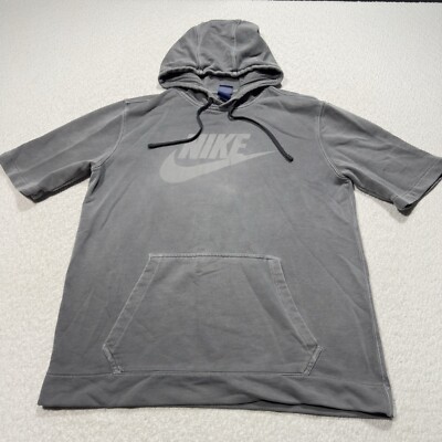 nike short sleeve sweatshirt hoodie