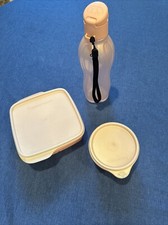 Pink Tupperware Luncheon Set No Stains No Warping 3 Pieces