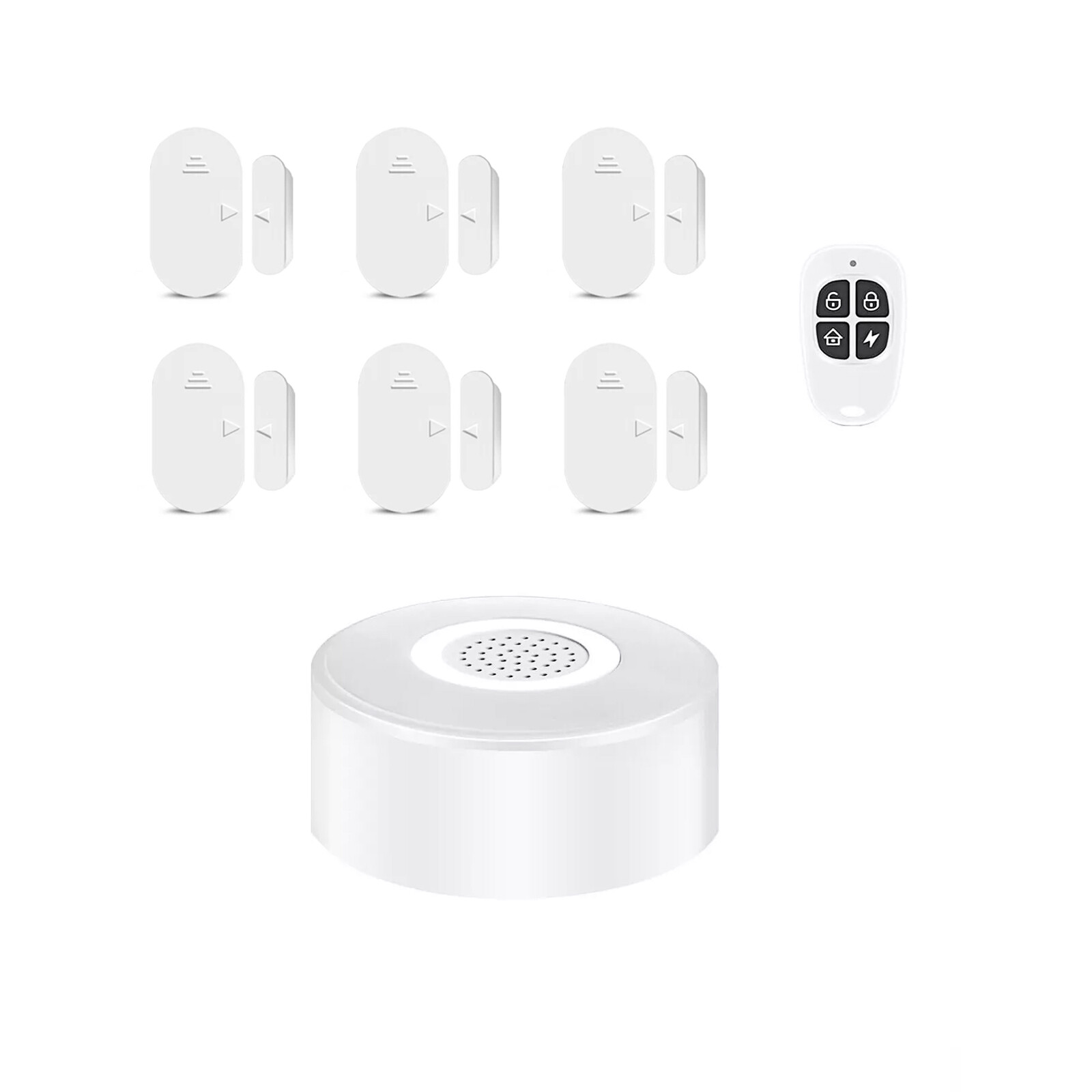 8pcs WiFi Home Security System Wireless Protection Smart Home Alarm Sensors