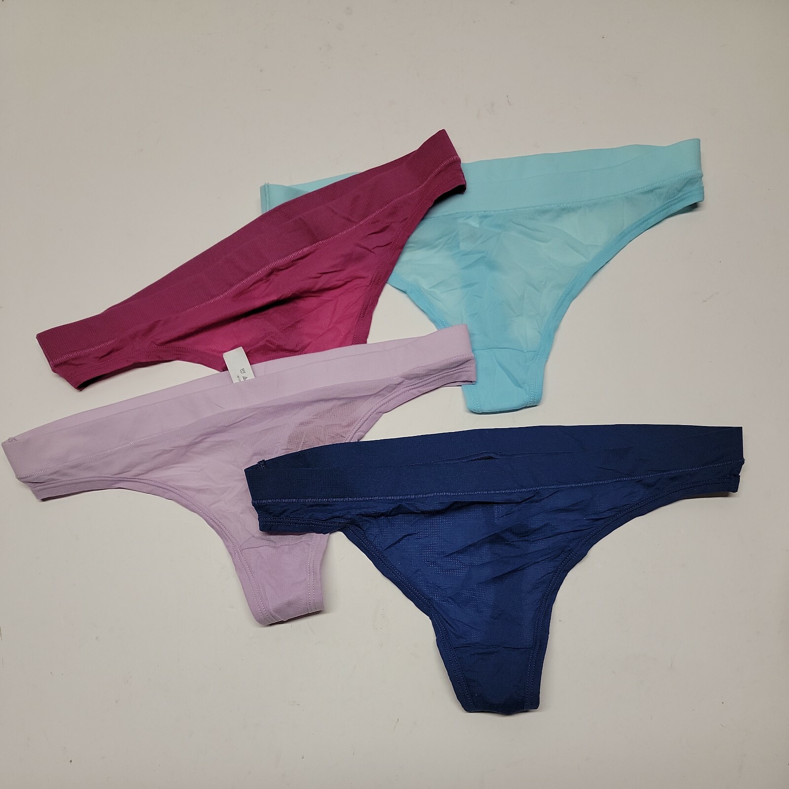 Vintage Fruit Of The Loom Nylon Thong Size 6 Bikini U… Gem