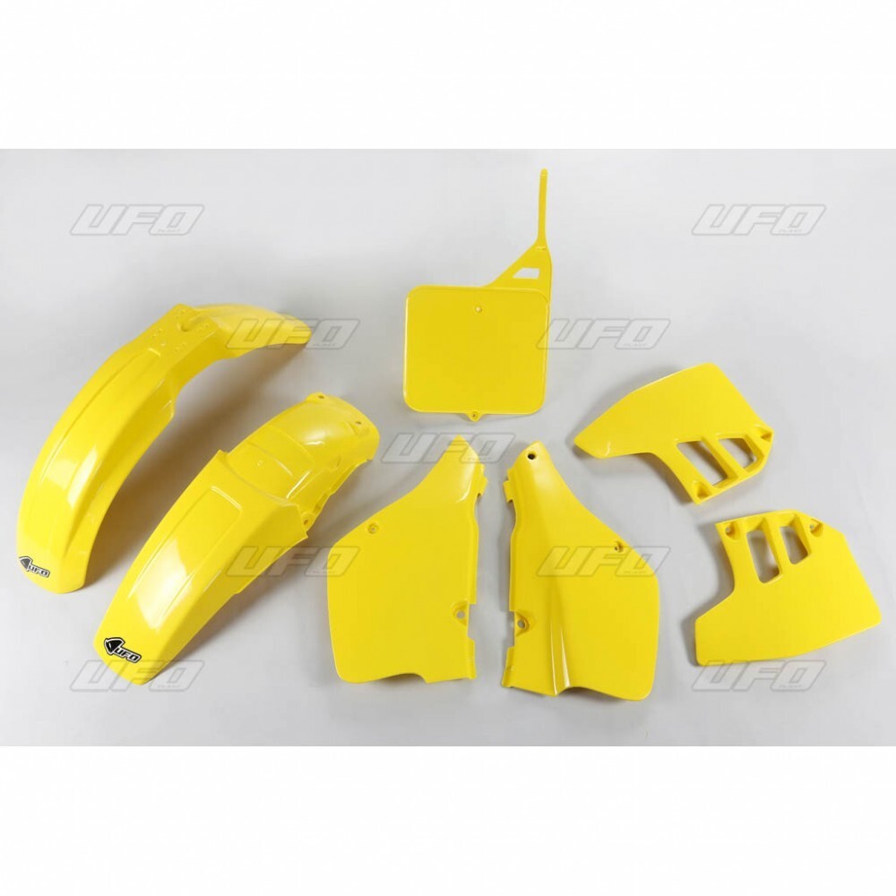 Kit plastique Suzuki RM 250 1989-1991 jaune OEM pour carrosserie moto cross