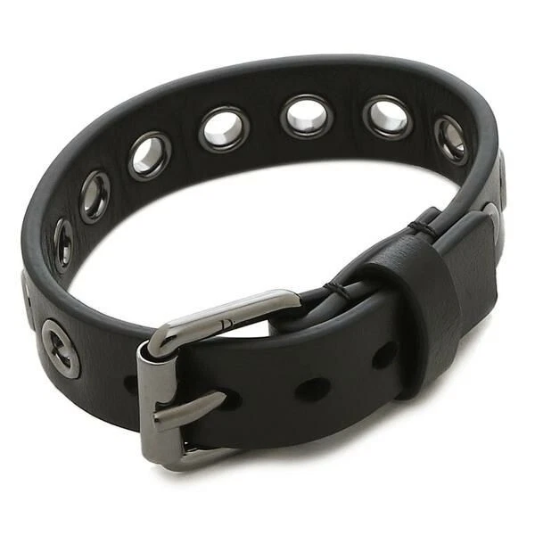 Christian Dior Bracelet Accessoires Diorivolt Noir Femme Cuir NEUF
