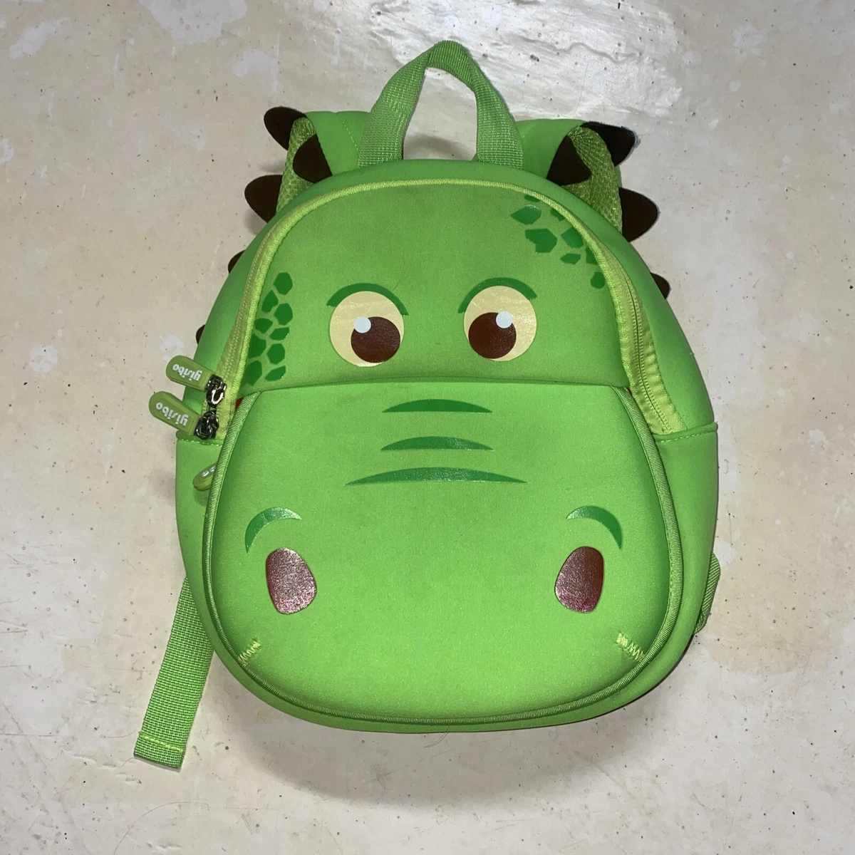 Crocodile Backpack - green, Boys