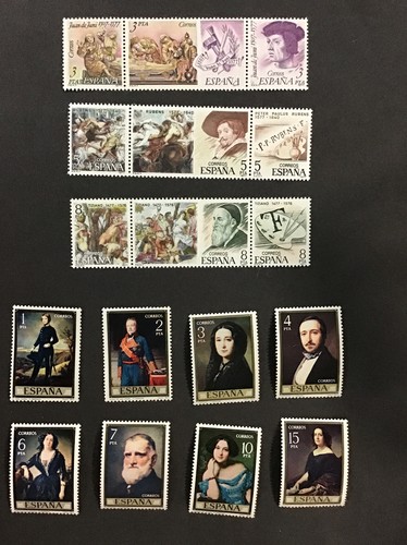 Spain 1964-78 VF MNH 9 Complete Sets. (W30) - Picture 3 of 4