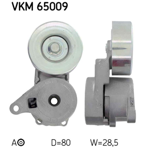 SKF Spannrolle, Keilrippenriemen VKM 65009-image