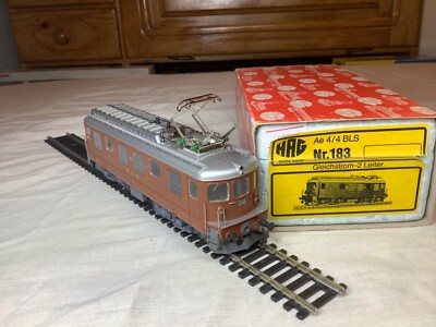 Hag H0 2 Rail DC 183 BLS Ae 4/4 Bo-Bo Electric Locomotive 258