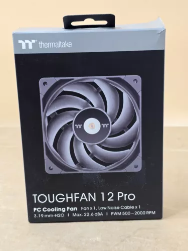 Thermaltake CL-F139-PL12BL-A TOUGHFAN 12 Pro High Static Pressure PC Cooling Fan