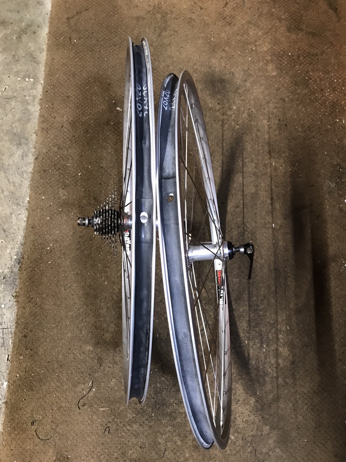 Sun Rims AT18 26" 8 Speed 32h MTB Wheelset Japan Vintage 90s CODA Skewers!