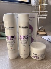 Goldwell Dualsenses Blondes  Highlights Anti-Yellow Shampoo  Conditioner KIT