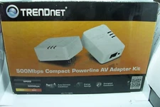 TrendNet 500Mbps Compact Powerline AV Adapter Kit New In Box Sealed