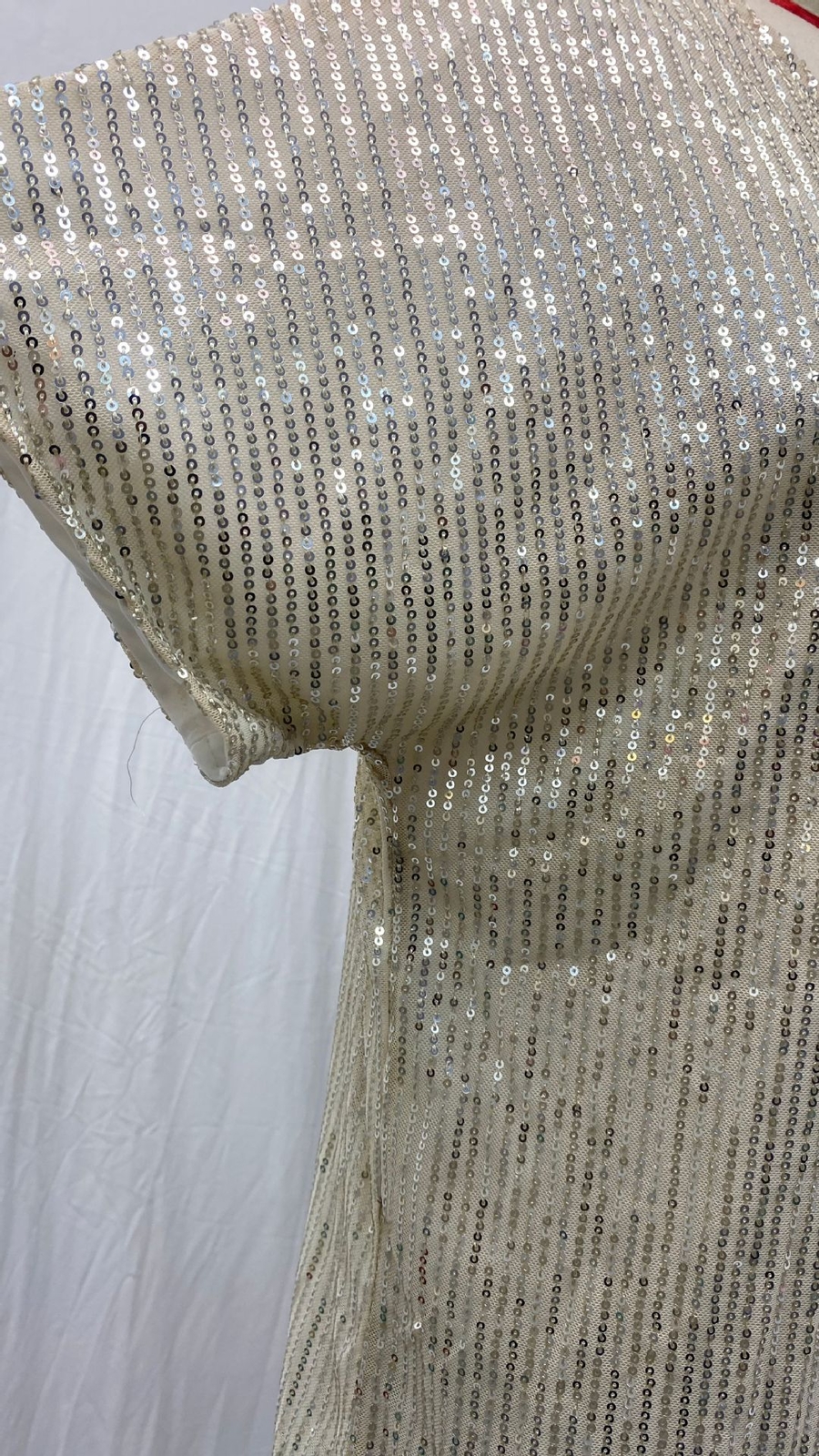 Ladies T Shirt Short Sleeve Summer Tops Women Sequins Disco Loose