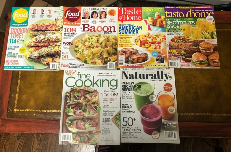 Food Network Taste of Living Nutrition/Eating Magazines and More 9 Issues+
