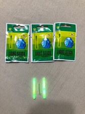Lot Of 3 Glow In The Dark Fishing Lure Stick- 50m Visibility By Ocean Sun - New