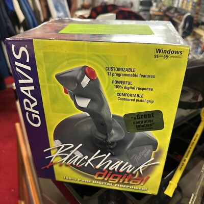 SEALED Gravis BLACKHAWK Digital Windows 95 Game Computer Joystick Controller.