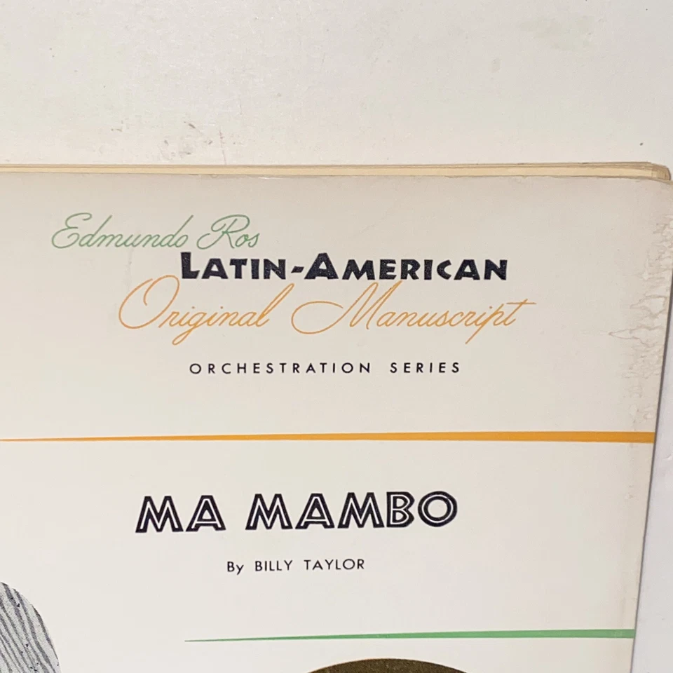 1951 Ma Mambo Sheet Music for Orchestra Latin American Original Manuscript - Image 2 of 4