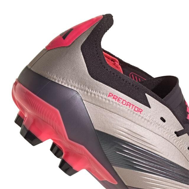adidas Predator Elite Low HG/AG Platina Metallic/Aurora Black