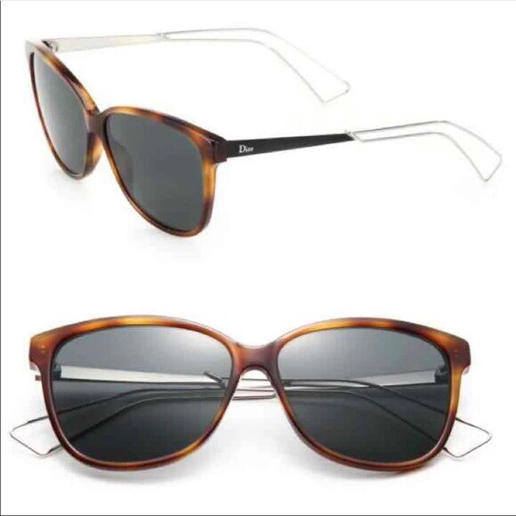 Dior Confident 2 Rectangle Sunglasses 57mm w/case. DIOR DiorGraphique M2U Shield Sunglasses | Neiman Marcus main image 4