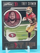 Trey Sermon NXT-TSE NEXT UP INSERT 2021 Panini Playbook Football 49ers