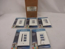 *NEW* (BOX OF 5) PASS & SEYMOUR / LEGRAND PS26KIT-WV DECORATIVE PLATE 3-OUTLET