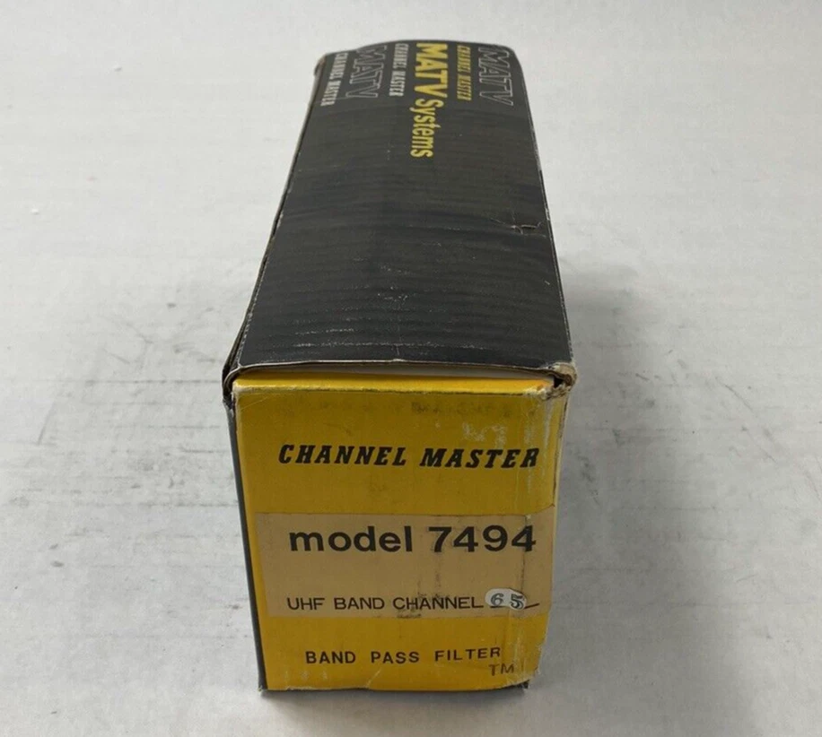 Channel Master MATV Systems Model 7494 Band Pass Filter UHF Band Channel 65 - Image 3 of 4
