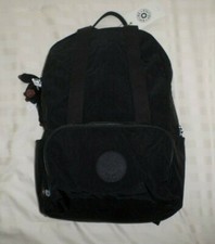 NWT Kipling PIPPIN Large Backpack with Laptop Protection BLACK TONAL KI1361