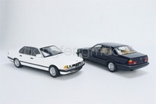 MINICHAMPS 1:18 Scale For BMW 730i (E32) 1986 Full Open Blue /White Diecast