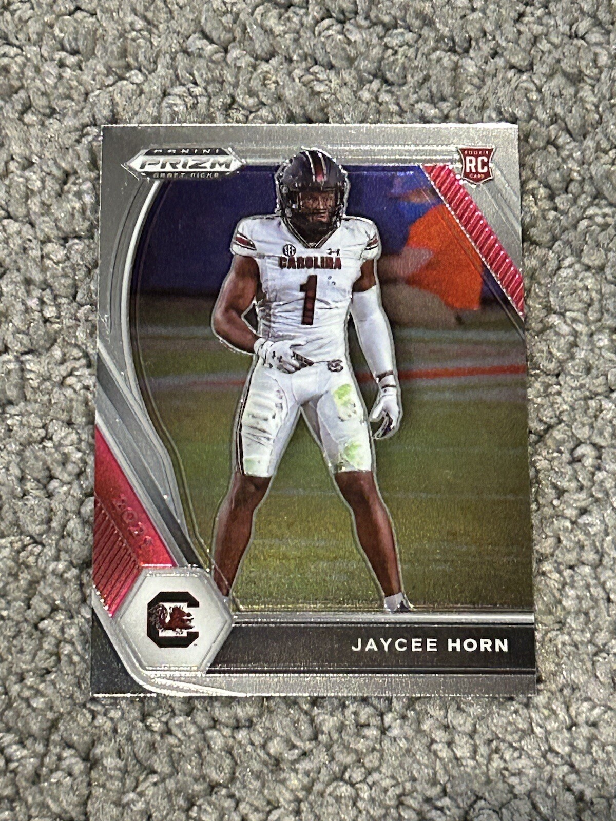2021 Panini Prizm Draft Picks - #142 Jaycee Horn (RC)