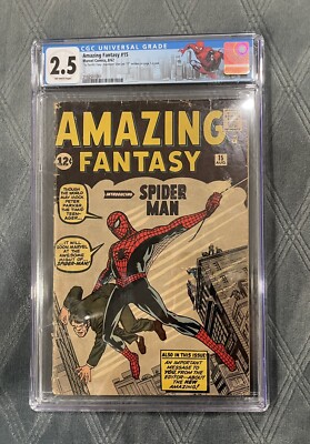 【激レア】Amazing Fantasy #15 Facsimile CGC amazing fantasy 15 cgc 2.5 | eBay