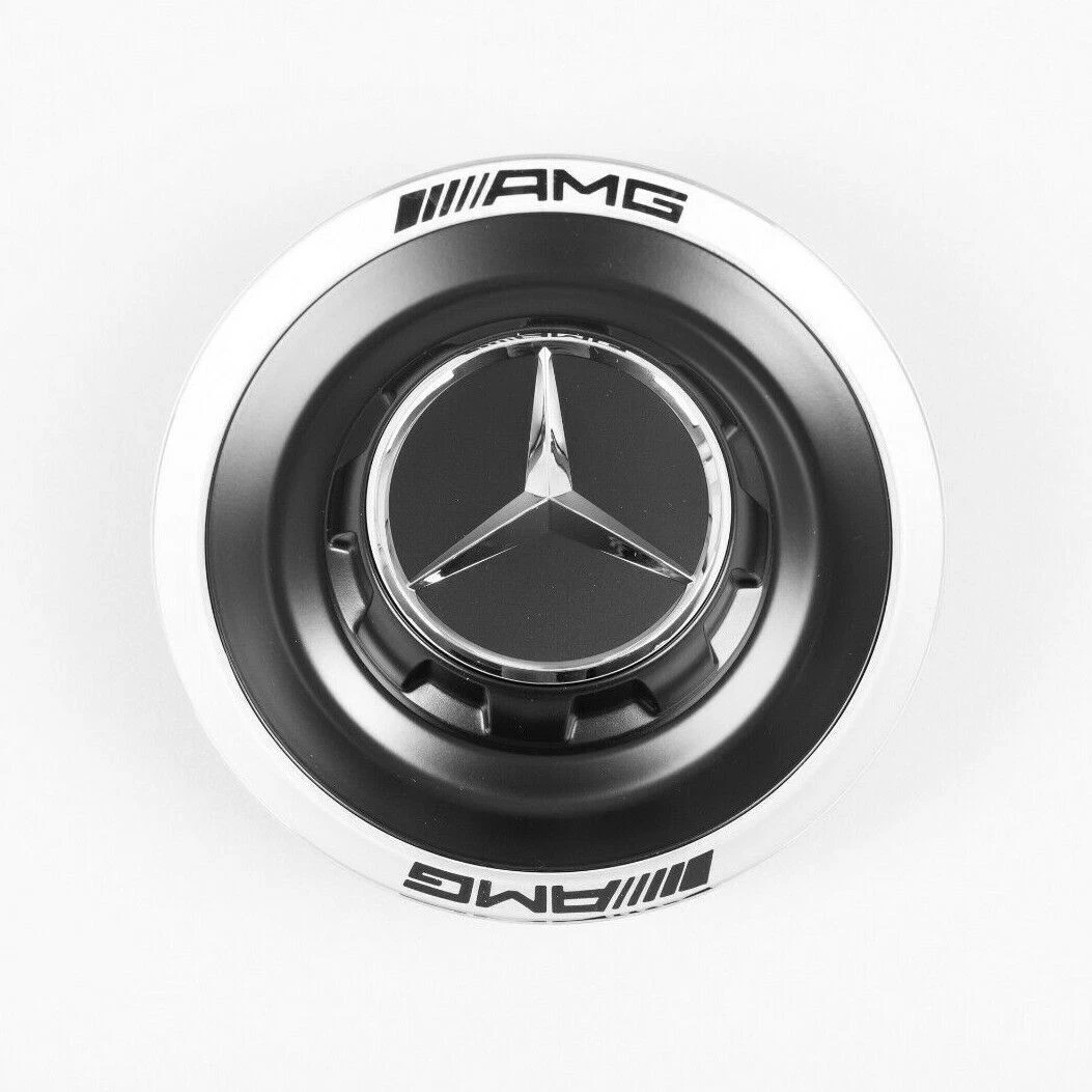 Genuine Mercedes Benz W223 C118 W177 AMG Center Black Hub Cap NEW 