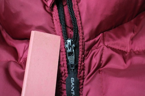 GANT Sport Vest Men's LARGE Red Lightweight Puffer Full Zip Insulated Down Logo - Picture 12 of 15