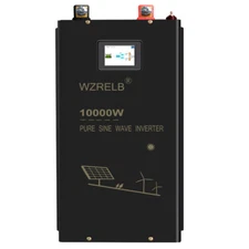 10000W Pure Sine Wave Inverter 72V to 120V 240V Split Phase Car Truck RV Solar