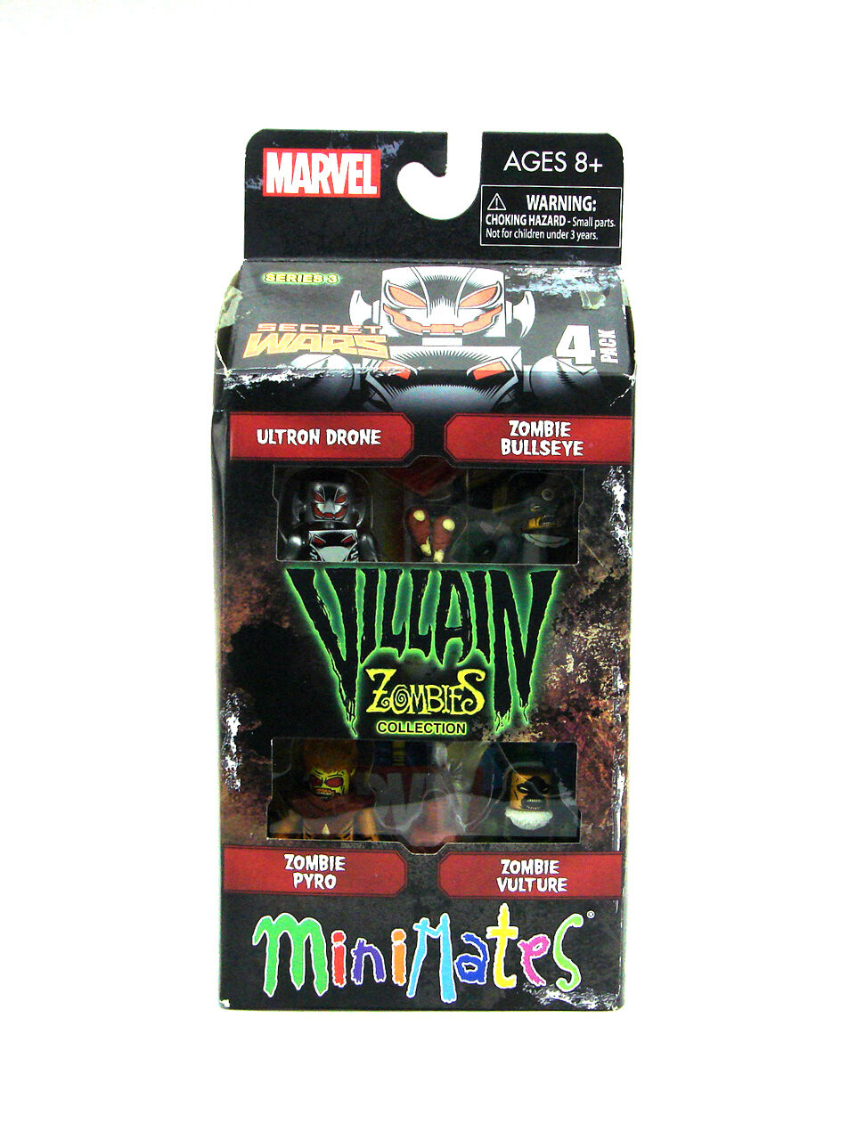 Marvel Minimates Zombies Villains Box Set Series 3 Figures Ultron Pyro Vulture
