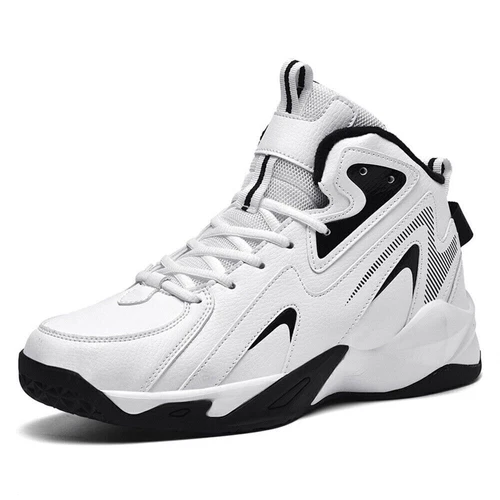 Herren High Top große Basketballschuhe rutschfestes verschleißfestes Turnschuhe - Bild 13 von 17