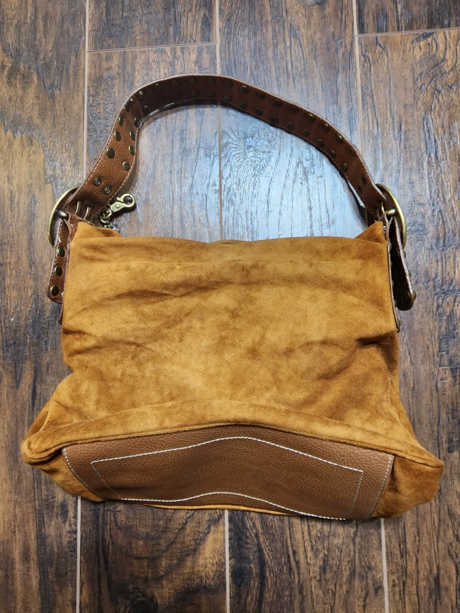 Faux suede 2024 bucket bag