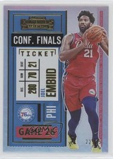 2020-21 Panini Contenders Conference Finals Ticket 22/75 Joel Embiid #11 00d2