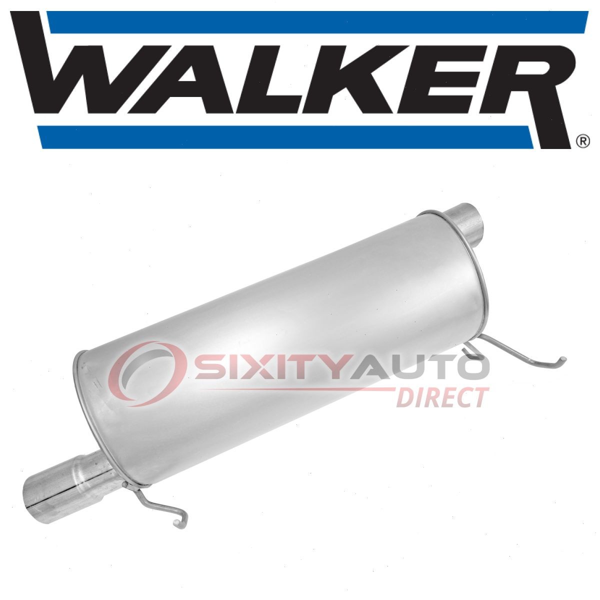 Walker Quiet-Flow Exhaust Muffler Assembly for 2003 Ford E-250 5.4L V8 - tj