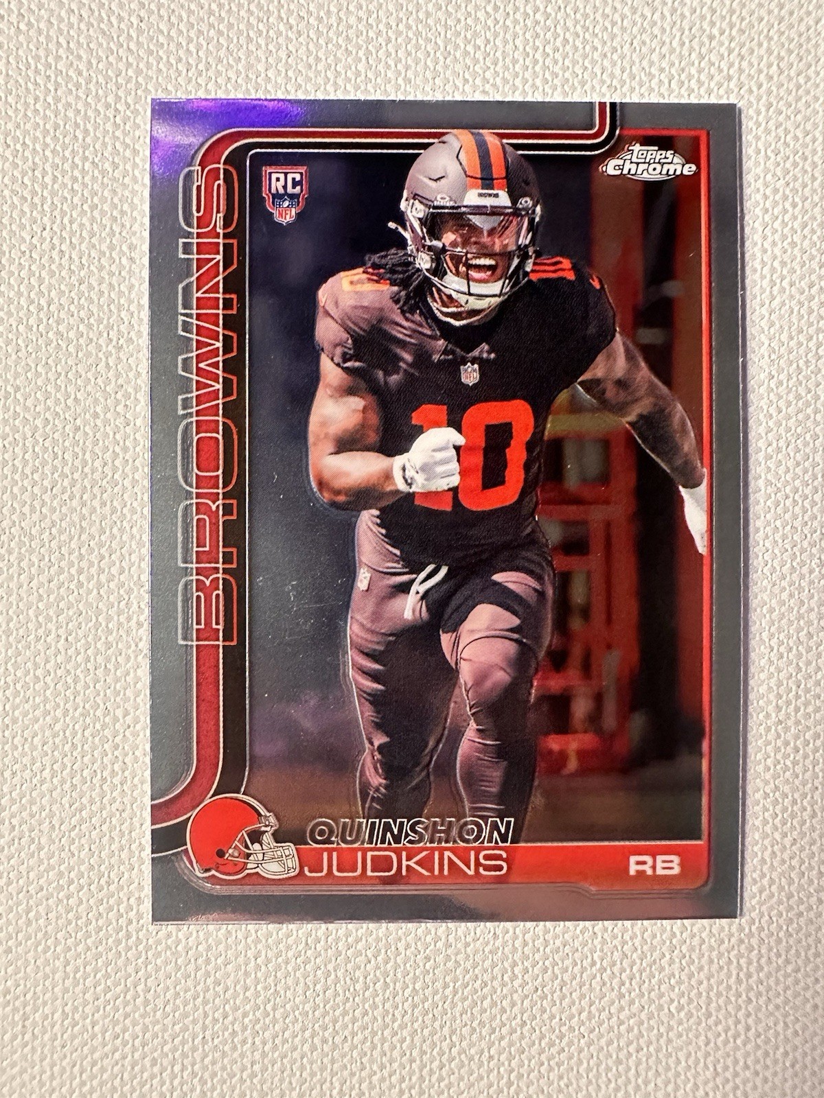 2025 Topps Chrome - Rookies Quinshon Judkins #325 (RC)