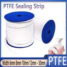 PTFE Strip Foam Sticky Tape Sealing Expanded Sponge Elastic Band Width 6 - 50 mm