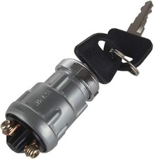 Ignition Starter Switch with 3 Position 3 Connection Terminal 2 Keys Replacement