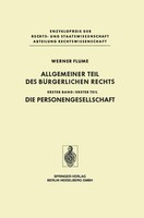 Allgemeiner Teil Des BüRgerlichen Rechts Werner Flume