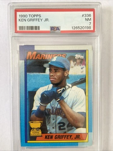 1990 Topps - Ken Griffey Jr #336 PSA 7