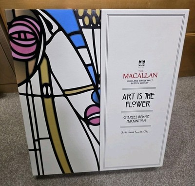Macallan - Art Is The Flower - Charles Rennie Mackintosh Empty Whisky Box