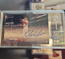🔥Topps 2023 Stadium Club Triston Casas Rookie Autograph Black Foil /25 TAG 9🔥