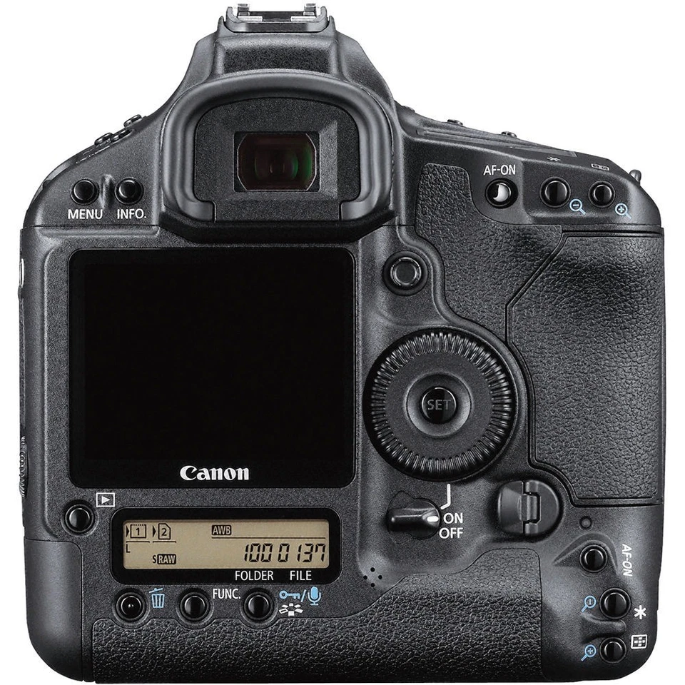 Canon EOS 1Ds Mark III Digital DSLR Camera Body only Black Exposure Compensation - Image 4 of 4