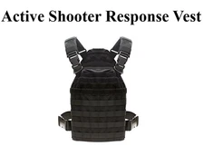 🔥Tactical Heavy Duty Vest with MOLLE Black- Active Shooter Respon Vest 🔥🔥🔥🔥